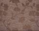 Floral design polyester curtain fabric in coffee color